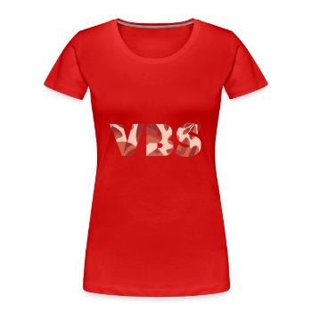 VBS Vacation Bible School Crew Summer Camp Bible - Frauen Premium Bio T-Shirt - Rot - Vorne - Mia (176cm)