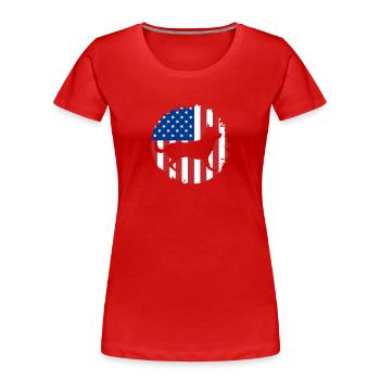Chihuahua Chien Chihuahua Chiot Chiwawa Cadeau - T-shirt bio Premium Femme - rouge - Devant - Mia (176cm)
