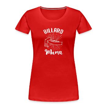 Billiards Pool Billiards Billiards Ball Billiards Cook 8Ball - Women's Premium Organic T-Shirt - red - Front - Mia (176cm)