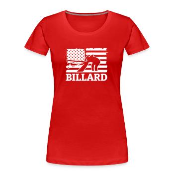 Billiards Pool Billiards Billiards Ball Billiards Cook 8Ball - Women's Premium Organic T-Shirt - red - Front - Mia (176cm)
