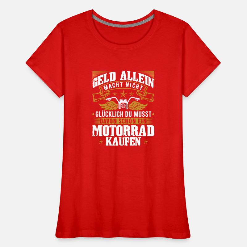 Biker Geschenkidee Frauen Premium Bio T-Shirt