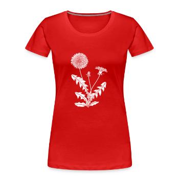 Wildflowers - T-shirt bio Premium Femme - rouge - Devant - Mia (176cm)