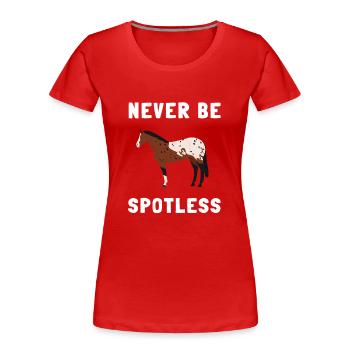 Appaloosa Horse Ranchers Riders Horse Show - Frauen Premium Bio T-Shirt - Rot - Vorne - Mia (176cm)