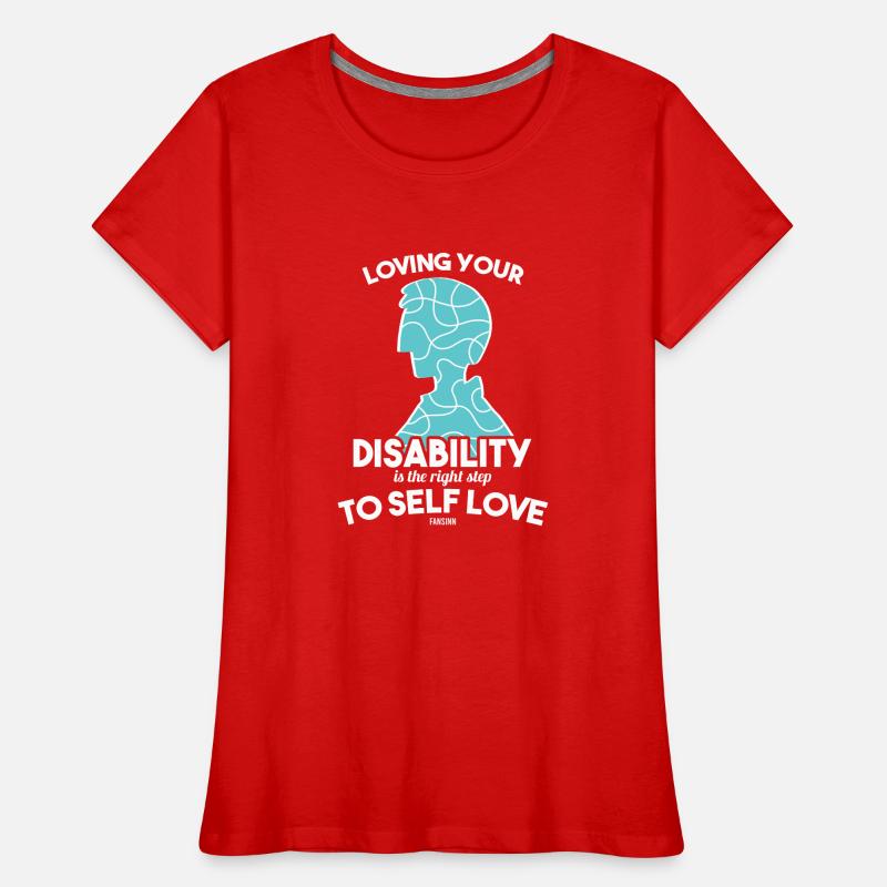 Autsimus Disability Asper Autistic Women's Premium Organic T-Shirt
