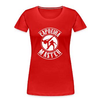 Capoeira Meister Hobby Brasilianisch Kampfsport - Frauen Premium Bio T-Shirt - Rot - Vorne - Mia (176cm)