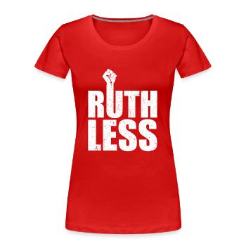 Choix pro impitoyable - T-shirt bio Premium Femme - rouge - Devant - Mia (176cm)