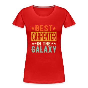 Best Craftsman ever Craftsman Gift - Women's Premium Organic T-Shirt - red - Front - Mia (176cm)