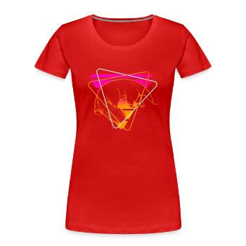 Anteater - Women's Premium Organic T-Shirt - red - Front - Mia (176cm)