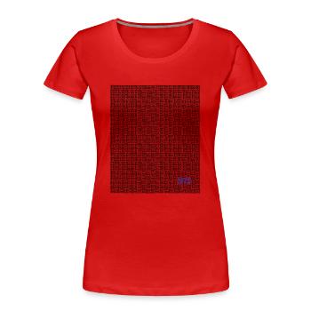 1973 - 50th birthday, anniversary, wedding anniversary - Women's Premium Organic T-Shirt - red - Front - Mia (176cm)