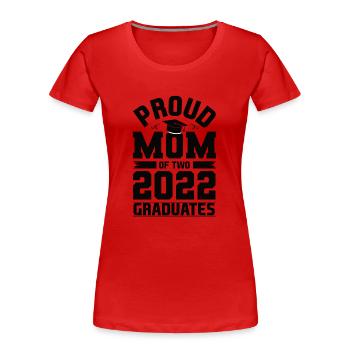 Master's Degree Mother Mama Master's Degree 2022 - Women's Premium Organic T-Shirt - red - Front - Mia (176cm)