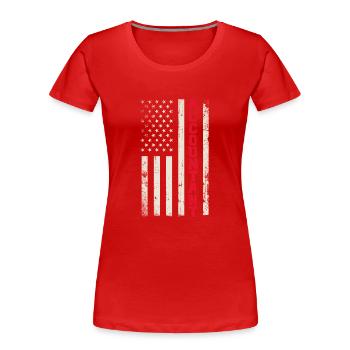 Accountant Bookkeeper Accounting - Women's Premium Organic T-Shirt - red - Front - Mia (176cm)
