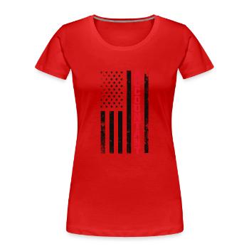 Accountant Bookkeeper Accounting - Women's Premium Organic T-Shirt - red - Front - Mia (176cm)