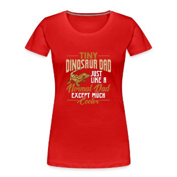 Kronengecko Eidechse Reptil Herpetologe - Frauen Premium Bio T-Shirt - Rot - Vorne - Mia (176cm)