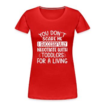 Babysitter Gift Babysitting Best Babysitter - Women's Premium Organic T-Shirt - red - Front - Mia (176cm)