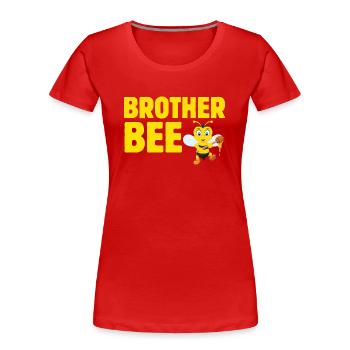 Bienen Imkerei Imker Honig Bienenzüchter Lustig - Frauen Premium Bio T-Shirt - Rot - Vorne - Mia (176cm)