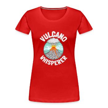 Volcanologists Geologist Magma Volcano - Frauen Premium Bio T-Shirt - Rot - Vorne - Mia (176cm)
