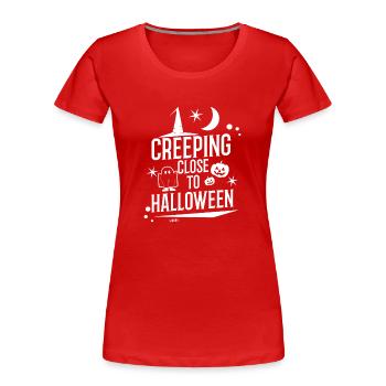 Halloween - T-shirt bio Premium Femme - rouge - Devant - Mia (176cm)