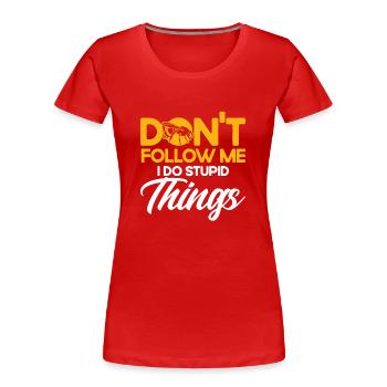 Beekeeping Beekeepers Bees Honey Beekeepers - Women's Premium Organic T-Shirt - red - Front - Mia (176cm)