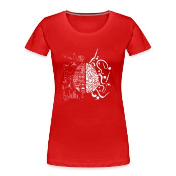 Acadia National Park - Women's Premium Organic T-Shirt - red - Front - Mia (176cm)