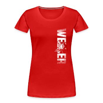 Welder Welding Vintage Welder - Women's Premium Organic T-Shirt - red - Front - Mia (176cm)