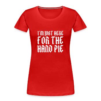 Huzzah Renaissance Festival Ren Faire Knight - Frauen Premium Bio T-Shirt - Rot - Vorne - Mia (176cm)