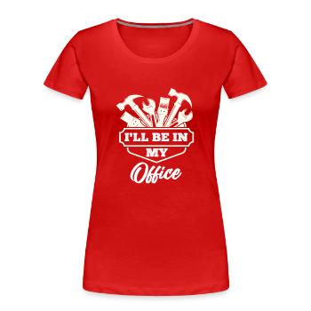 Zimmermann - Frauen Premium Bio T-Shirt - Rot - Vorne - Mia (176cm)