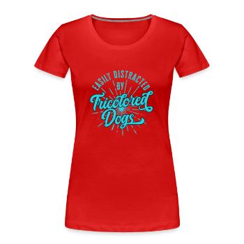 Arboriculture Walker Coonhound - T-shirt bio Premium Femme - rouge - Devant - Mia (176cm)
