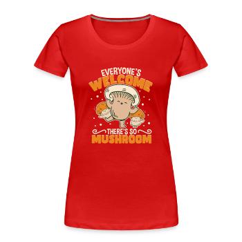 Morels Mushroom Picker Mushroom Farmer Mushroom - Frauen Premium Bio T-Shirt - Rot - Vorne - Mia (176cm)