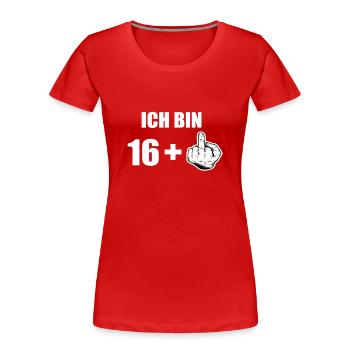 17 Geburtstag - Frauen Premium Bio T-Shirt - Rot - Vorne - Mia (176cm)