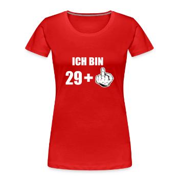 30 Geburtstag - Frauen Premium Bio T-Shirt - Rot - Vorne - Mia (176cm)