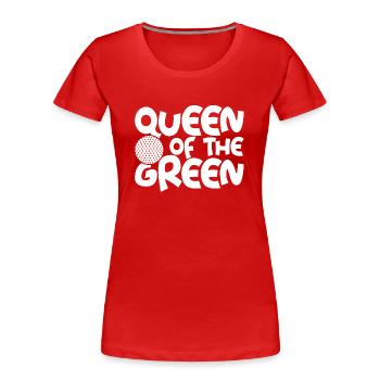 Golf Königin Golferin Frauen Golf - Frauen Premium Bio T-Shirt - Rot - Vorne - Mia (176cm)