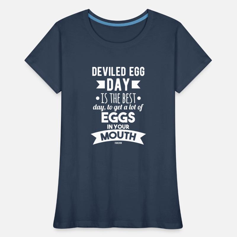 Deviled Eggs Day Women's Premium Organic T-Shirt