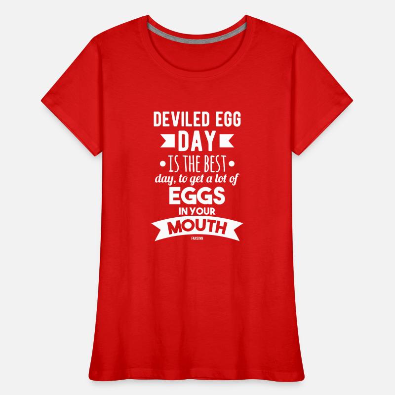Deviled Eggs Day Women's Premium Organic T-Shirt