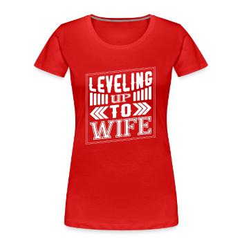 Lustiges Zocken Hochzeit Junggesellenabschied - Frauen Premium Bio T-Shirt - Rot - Vorne - Mia (176cm)