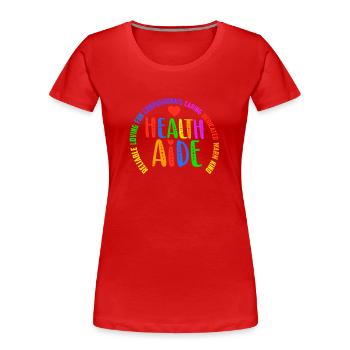 Admin Squad School Assistant Principal Gesundheitsspaß - Frauen Premium Bio T-Shirt - Rot - Vorne - Mia (176cm)