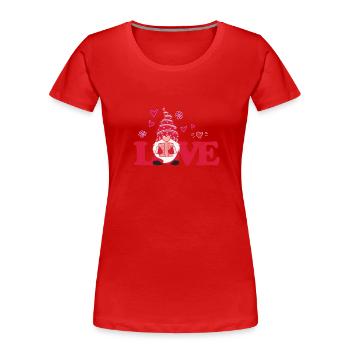 This Beard Is Taken - Bearded Man Valentines Day - Women's Premium Organic T-Shirt - red - Front - Mia (176cm)