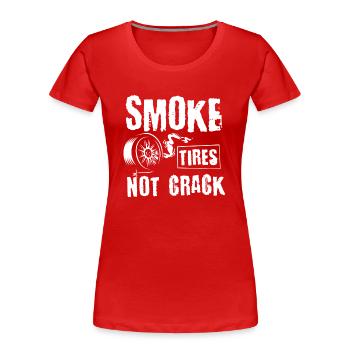 Drifts Drifting, Autodrift - Frauen Premium Bio T-Shirt - Rot - Vorne - Mia (176cm)