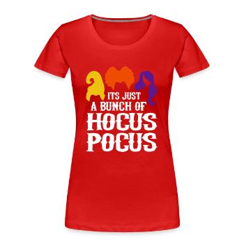 Es Ist Nur Ein Haufen Hokuspokus-Kostüme - Frauen Premium Bio T-Shirt - Rot - Vorne - Mia (176cm)