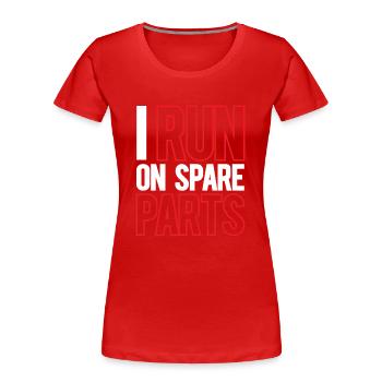 Organ transplantation Organ donation Organ recipient - Women's Premium Organic T-Shirt - red - Front - Mia (176cm)