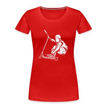 Scooter Scooter Scooter Cadeau - T-shirt bio Premium Femme - rouge - Devant - Mia (176cm)