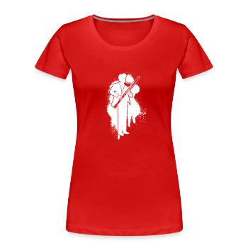 Bassoon Bassoon Bassoon Player Bassoonist - Women's Premium Organic T-Shirt - red - Front - Mia (176cm)