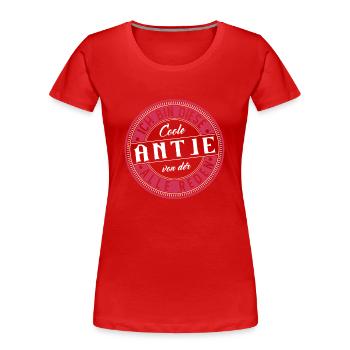 Antje Geschenkidee Geschenk Geburtstag - Frauen Premium Bio T-Shirt - Rot - Vorne - Mia (176cm)