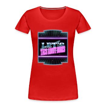 Blagues Cadeau d’anniversaire Chemise de comptable - T-shirt bio Premium Femme - rouge - Devant - Mia (176cm)
