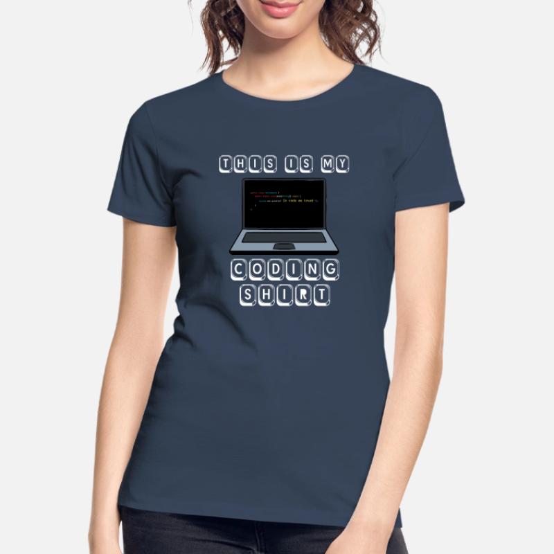 Code de programmeur informatique Geek Cool Developer Pun T-shirt bio Premium Femme