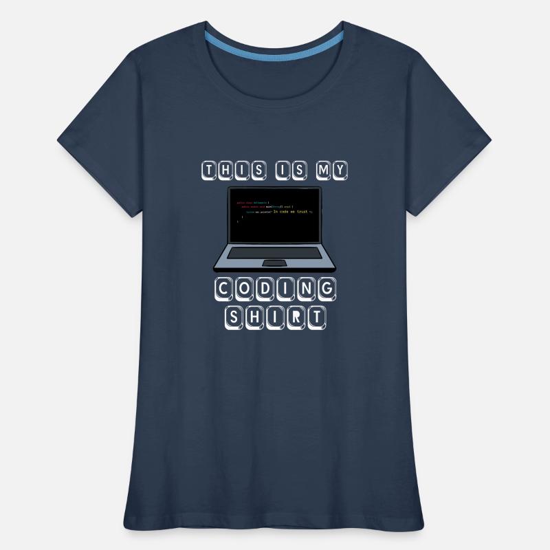 Code de programmeur informatique Geek Cool Developer Pun T-shirt bio Premium Femme