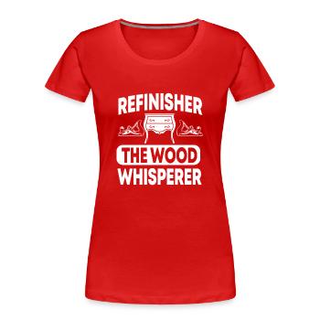 Heimwerker Möbel Reparatur - Frauen Premium Bio T-Shirt - Rot - Vorne - Mia (176cm)