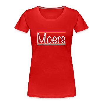 Moers - Women's Premium Organic T-Shirt - red - Front - Mia (176cm)