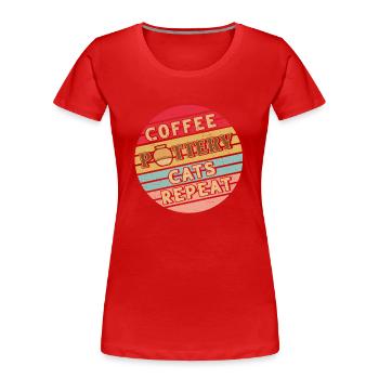 Ceramic Oven Cermaicist Ceramic Clay Oven Pot - Women's Premium Organic T-Shirt - red - Front - Mia (176cm)