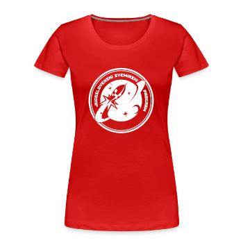 Jugoslavija Yugoslavia Jugo Tito SFRJ Jugoslawien - Women's Premium Organic T-Shirt - red - Front - Mia (176cm)