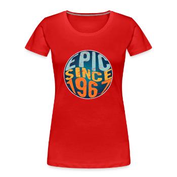 Epic since 1967 - Women's Premium Organic T-Shirt - red - Front - Mia (176cm)